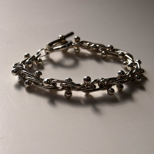 FIFTH GENERAL STORE(フィフスジェネラルストア)/ Silver Bracelet -Medium- #SILVER-BEADED(1)