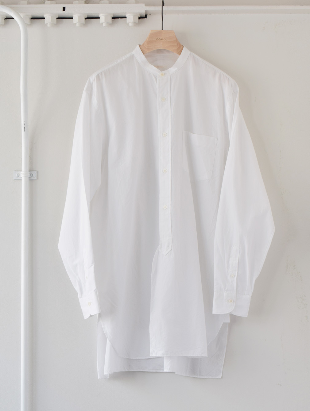 COMOLI (コモリ) バンドカラーシャツ#U03-02002 (1)