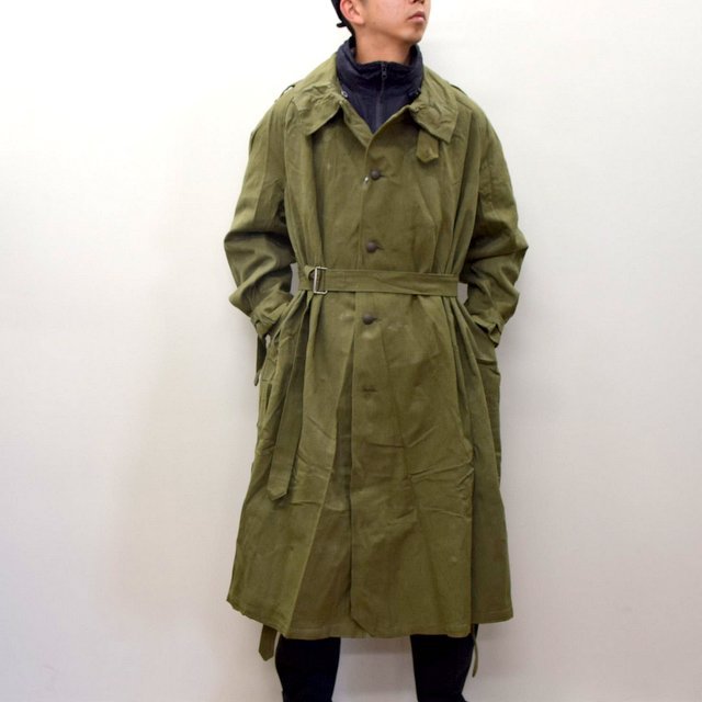 DEAD STOCK(デッドストック)/ FRENCH ARMY MOTORCYCLE COAT -OLIVE- #MILITARY300(1)