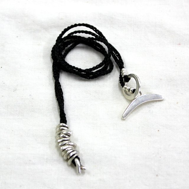 JILL PLATNER(ジル プラットナー)/ BIRDBONE NECKLACE -BLACK- #B-0215(1)