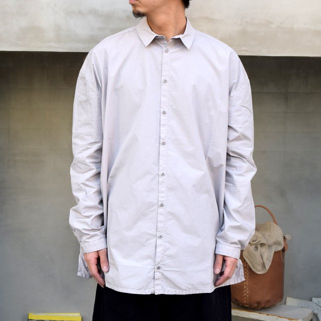 toogood(トゥーグッド)/ THE DRAUGHTSMAN SHIRT POPLIN -PALE SLATE- (1)