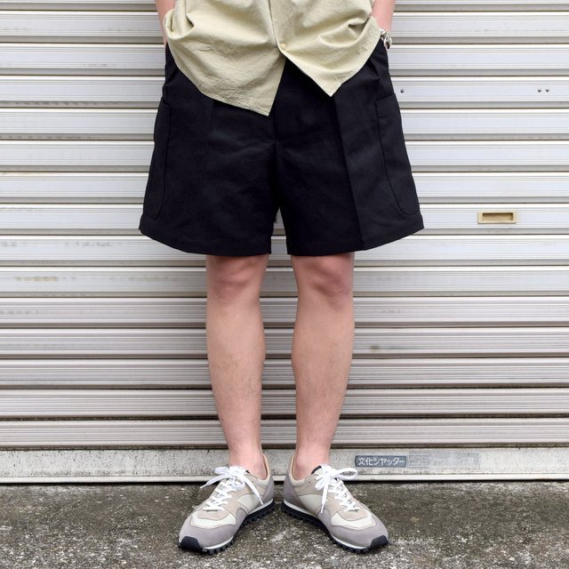 NEAT(ニート)/ C/L OXFORD CARGO SHORTS -BLACK- #20-01LOC(1)