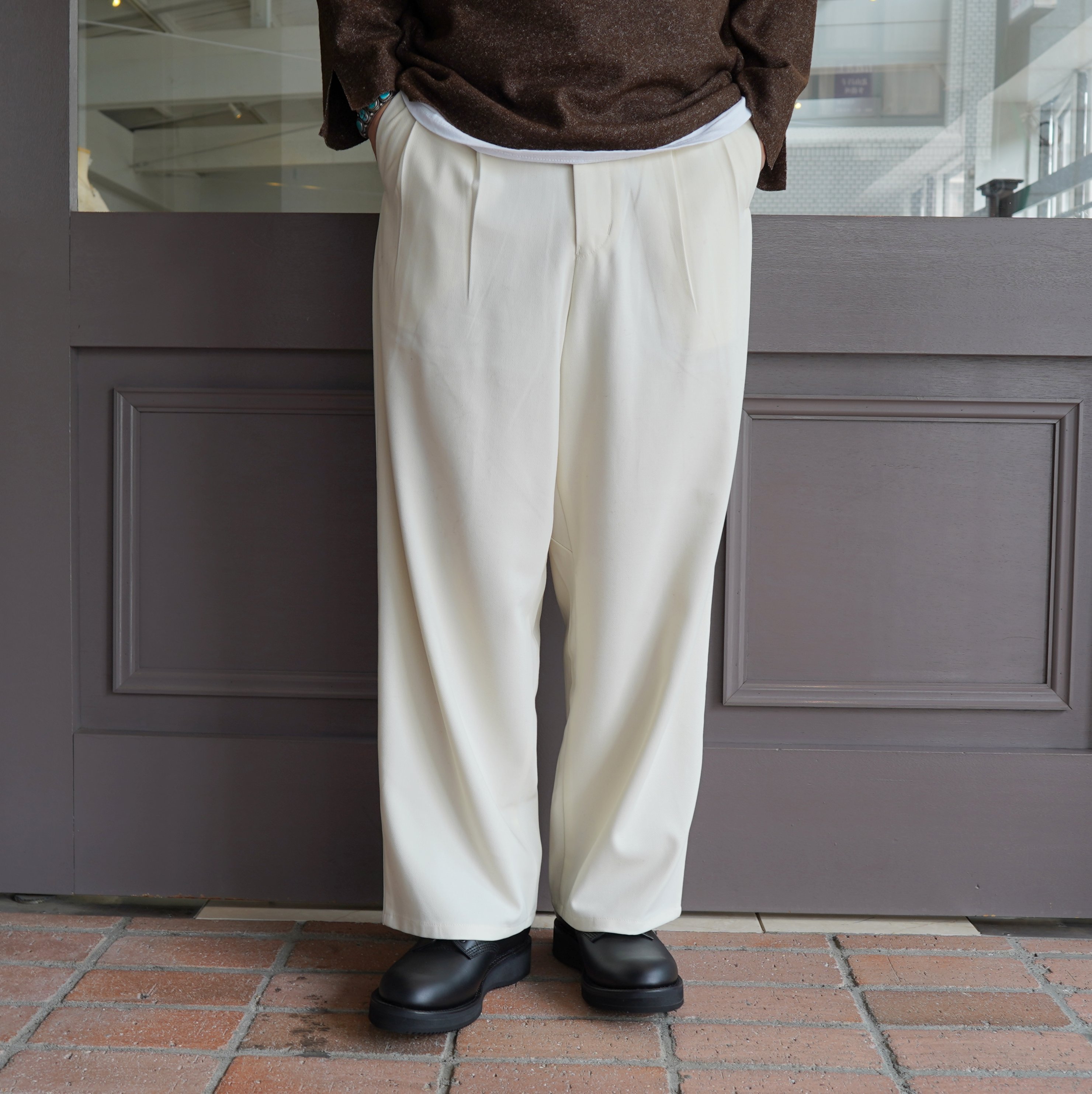 amachi.(アマチ) Elevation Pants -Off White- #AY9-23(1)