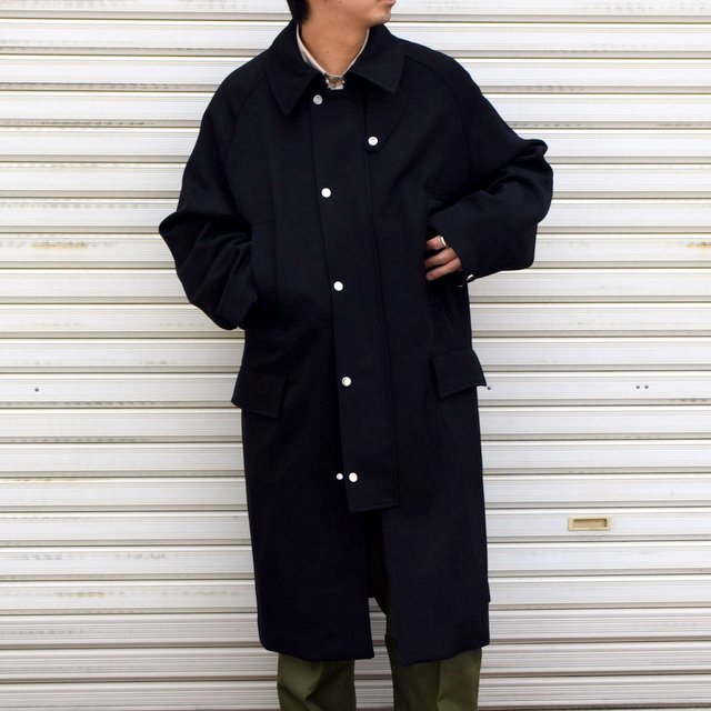 MARKAWARE(マーカウェア)/ WAYFARER COAT -BLACK- #A21C-09CO01C(1)