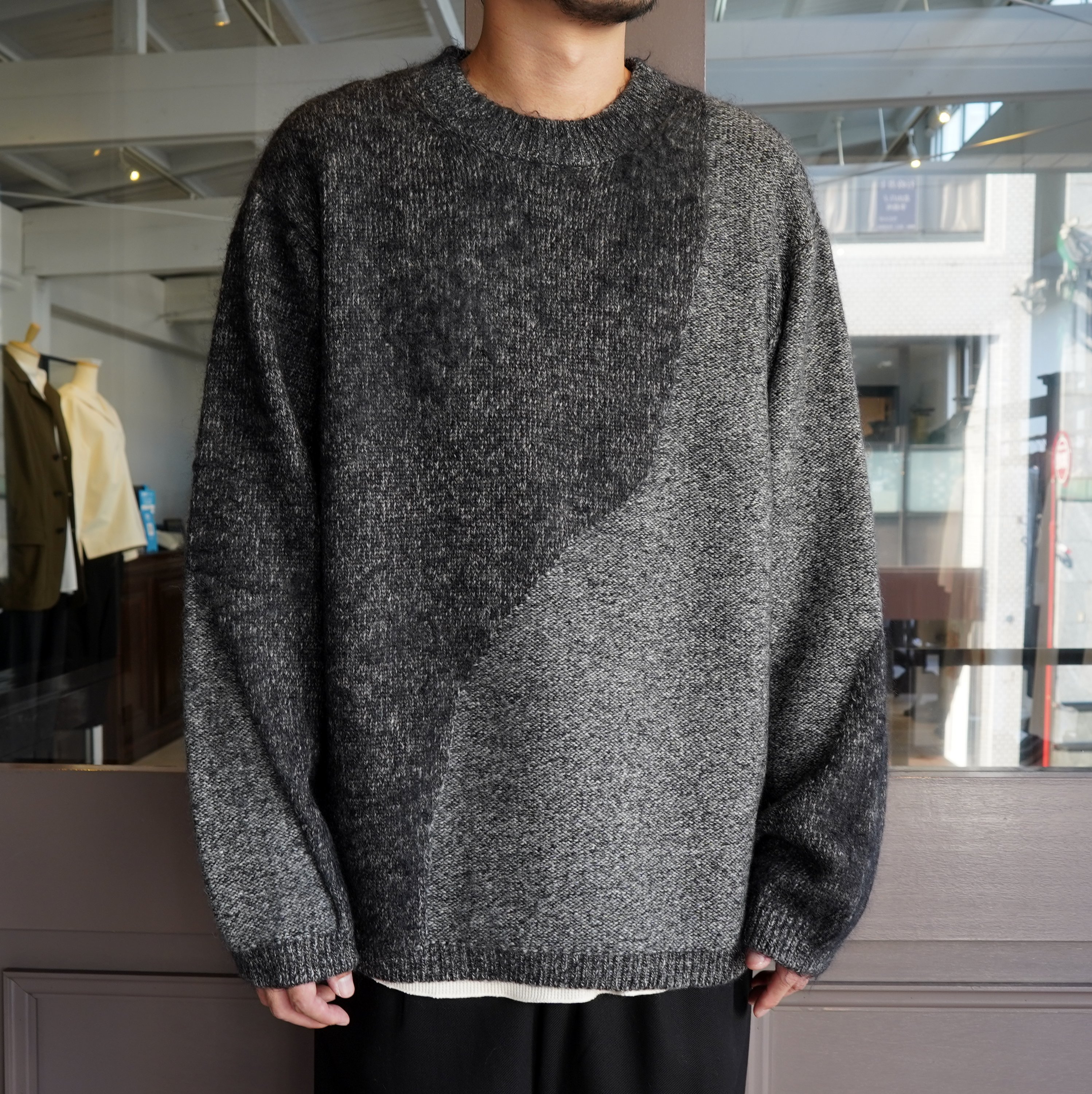 amachi.(アマチ)/Gardeners knit-Gray- #AY9-29(1)