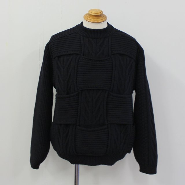 YOKE(ヨーク)/CROSSING CABLE CREW NECK KNIT #YK21AW0288S(1)