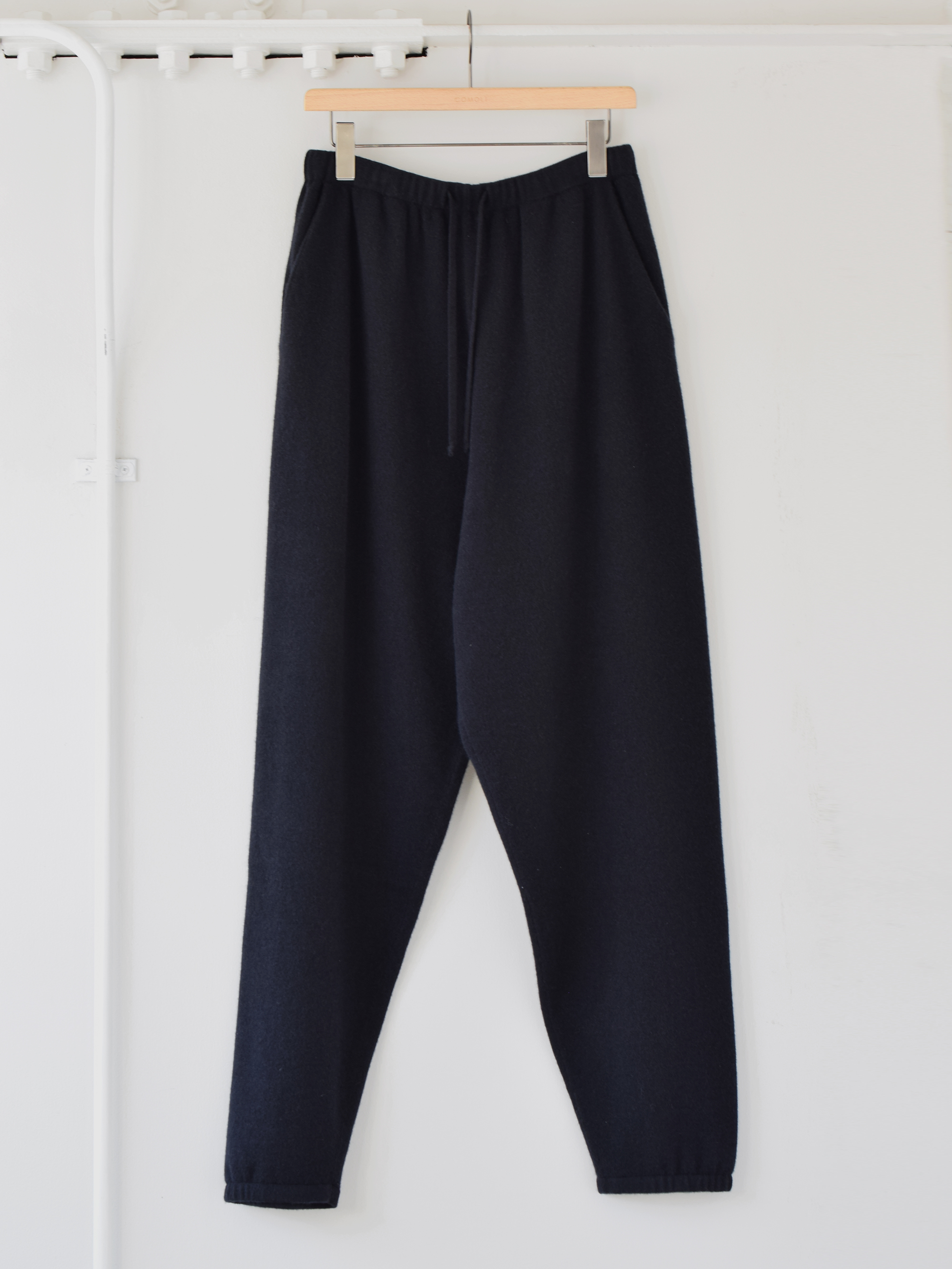 COMOLI (コモリ)/カシミヤニットパンツ -NAVY- #U03-06002(1)