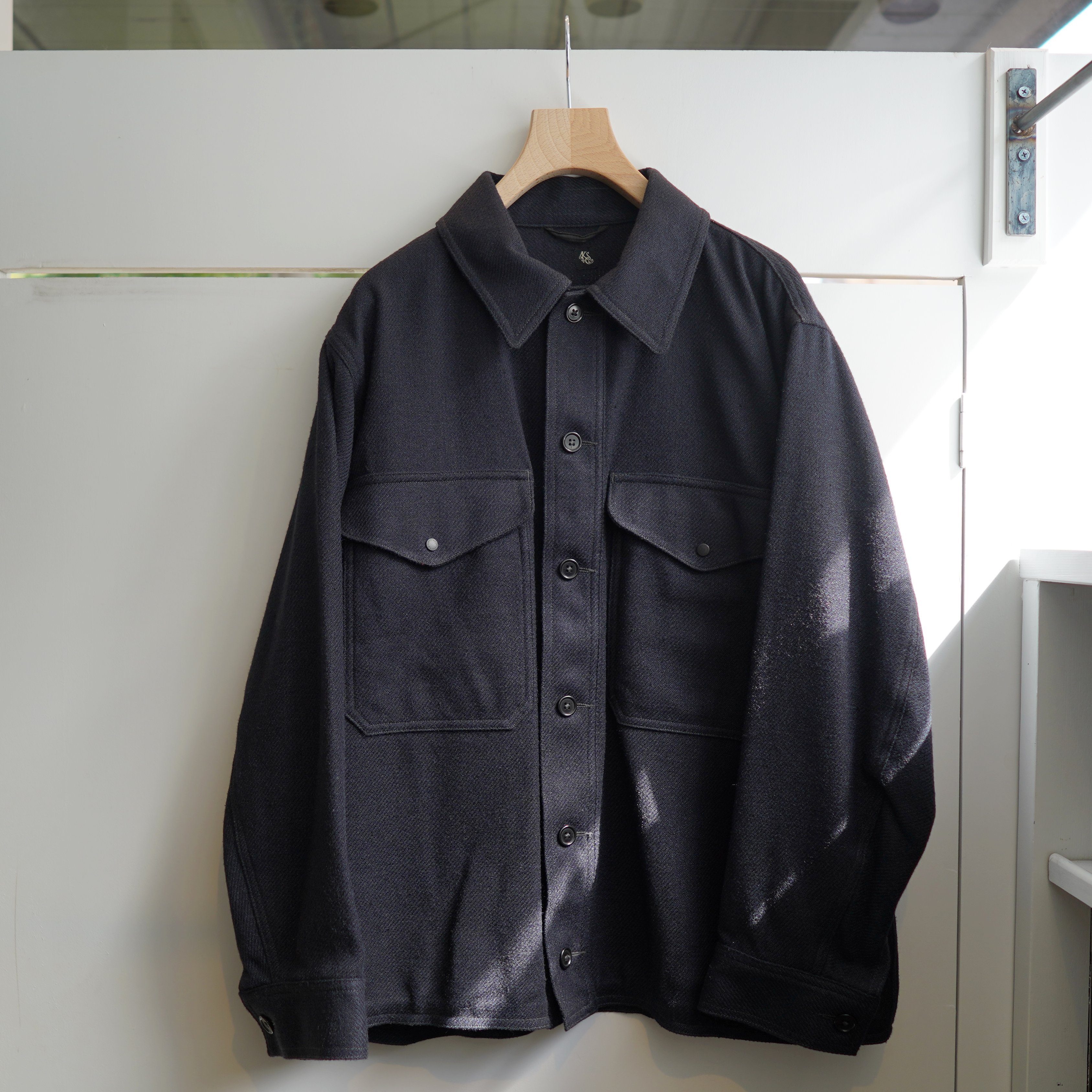 KAPTAIN SUNSHINE(キャプテンサンシャイン)/CRUISE SHIRT JACKET -NAVY- #KS21FJK04(1)