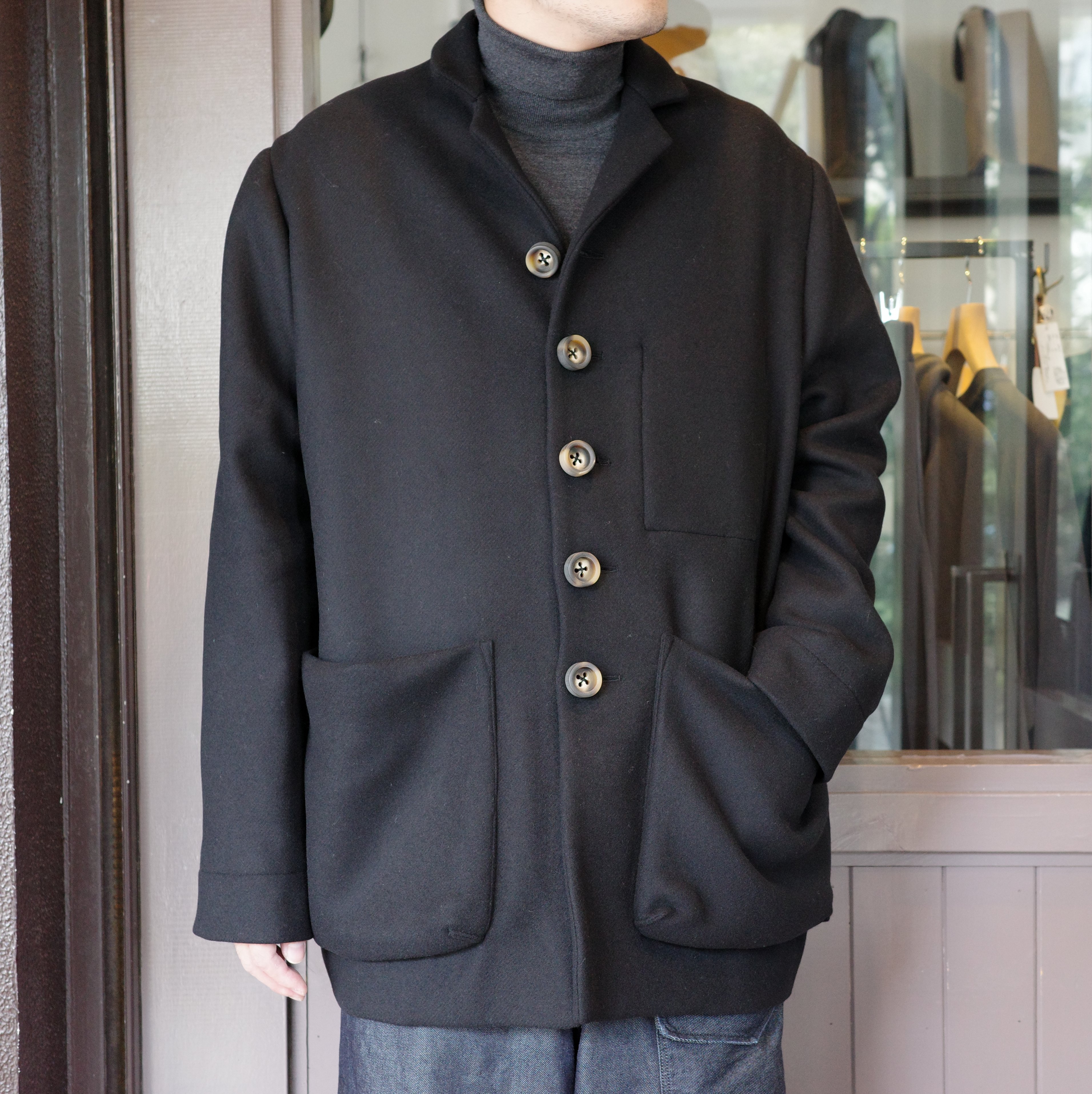 toogood(トゥーグッド)/THE PHOTOGRAPHER JACKET(LAMBSWOOL FELT) -FLINT- #JK-01(1)