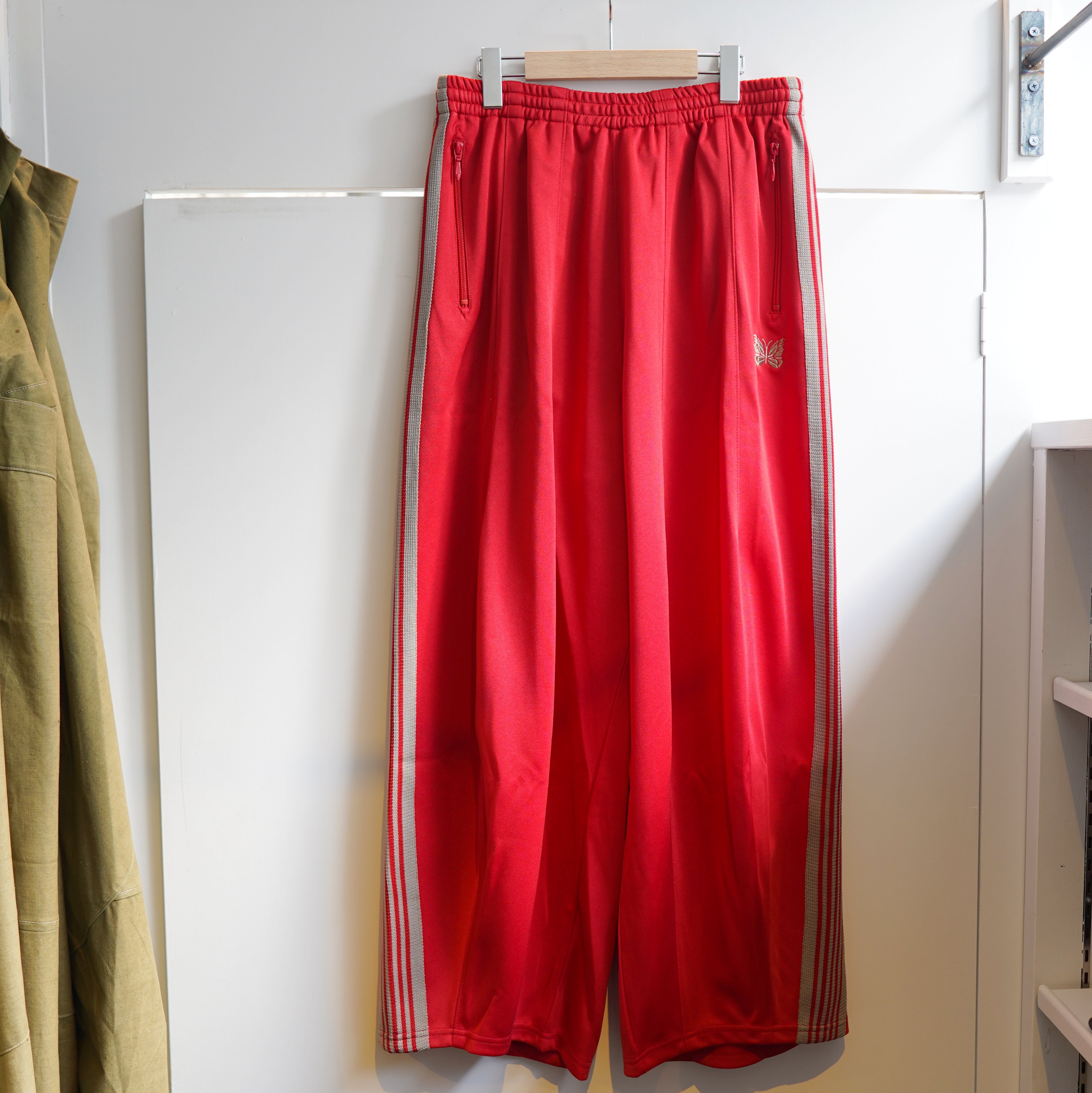 NEEDLES(ニードルス)/H.D. TRACK PANT - POLY SMOOTH -RED- #KP224(1)
