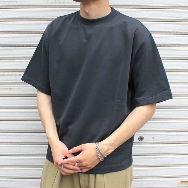 AURALEE(オーラリー)/SUPER HIGH GAUGE NAPPED SWEAT TEE -DARK BLUE- #A22ST02NU(1)