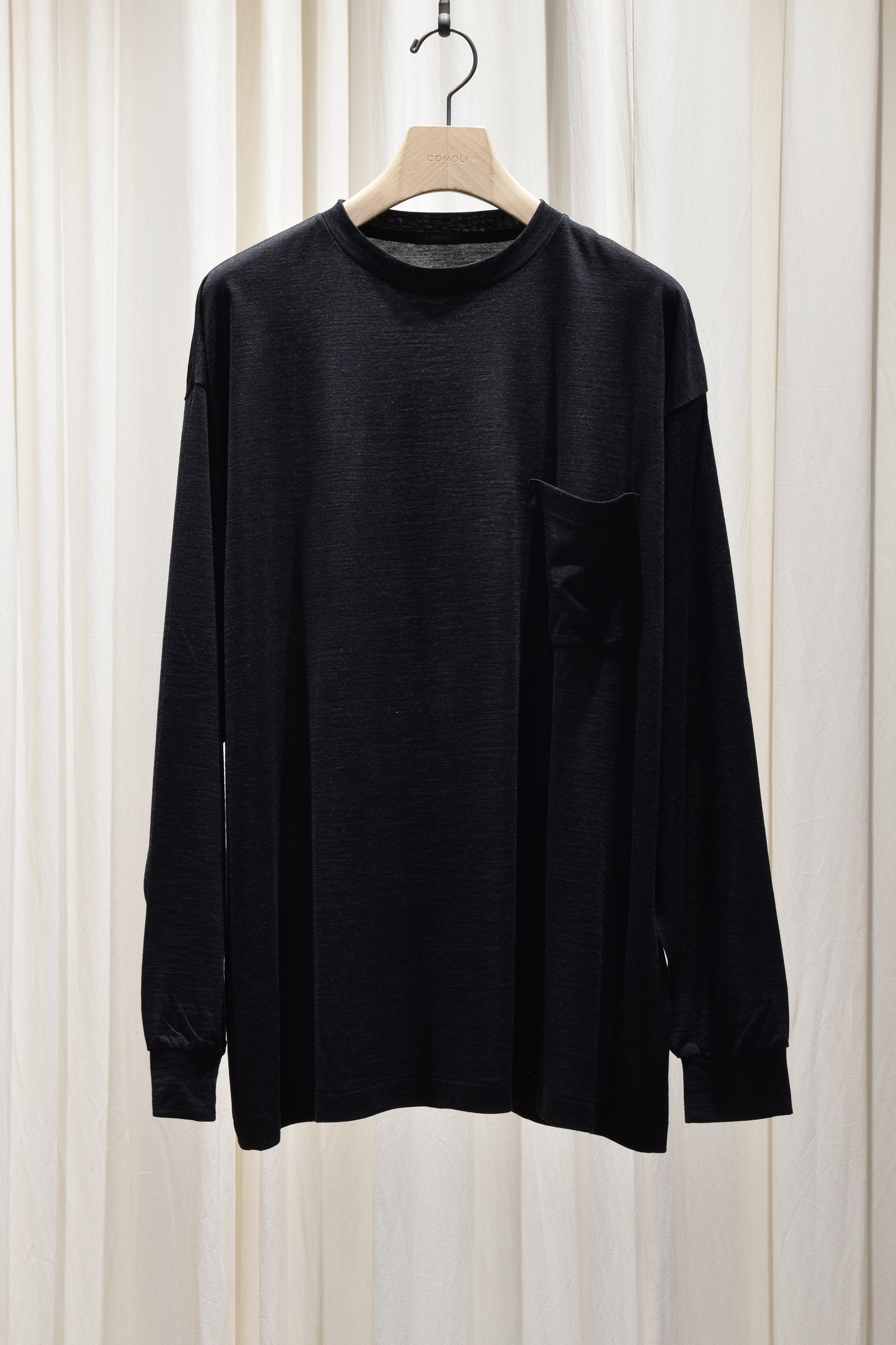 COMOLI (コモリ) / サマーウール 長袖Tシャツ #B01-05015(1)