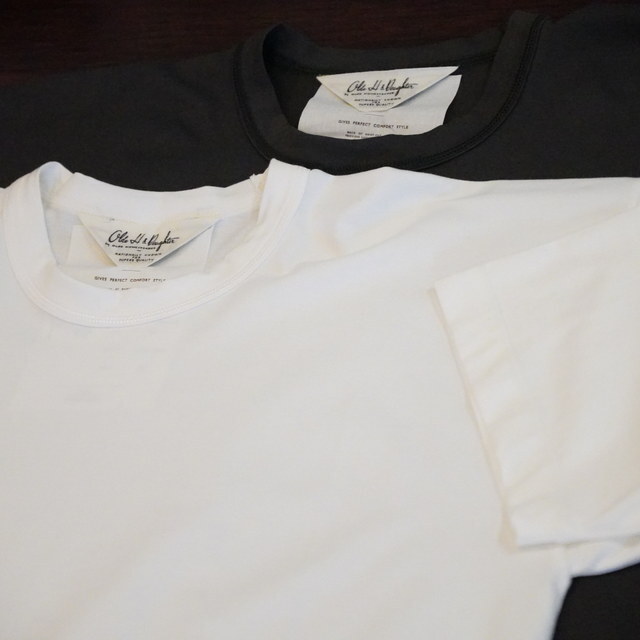 Olde H&Daughter(I[hGC`Ahh[^[)/ SUVIN PLAIN STICH CREW NECK SHORT SLEEVE -2color- #UG001(1)
