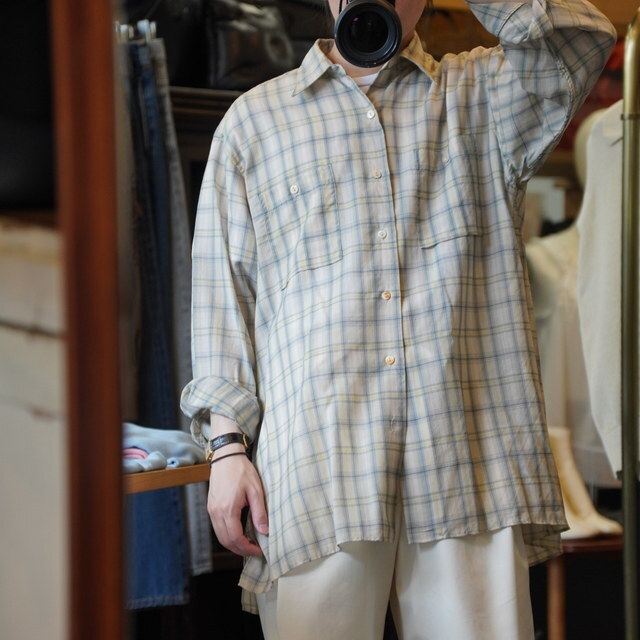 【25SS】MAATEE&SONS(マーティーアンドサンズ)/ WORK SHIRTS -FADE IVORY- #MT5103-0610A(1)
