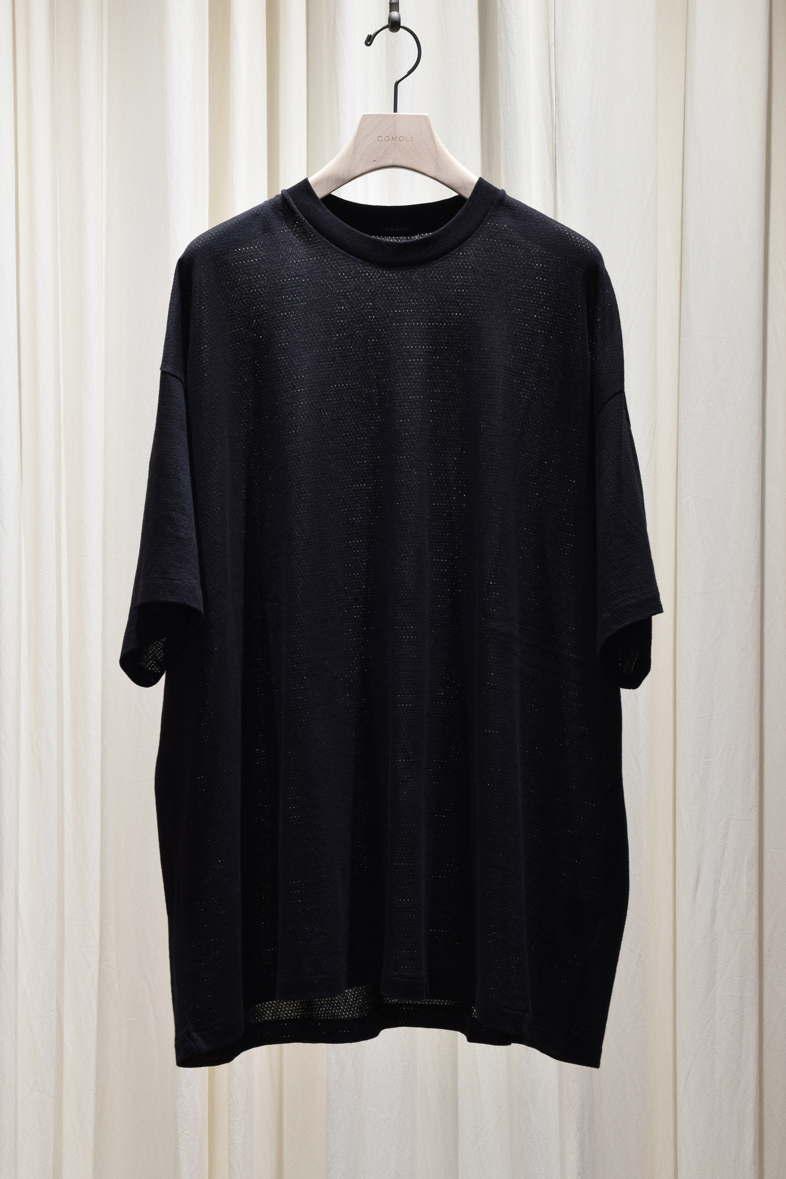 COMOLI (コモリ) / コットンメッシュ 半袖Tシャツ #B01-05036(1)