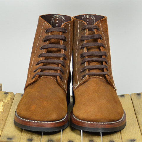 BENCH BUILT(x`rh) US ARMY TYPE3 Boot -BROWN SUEDE- (Width:E)(2)