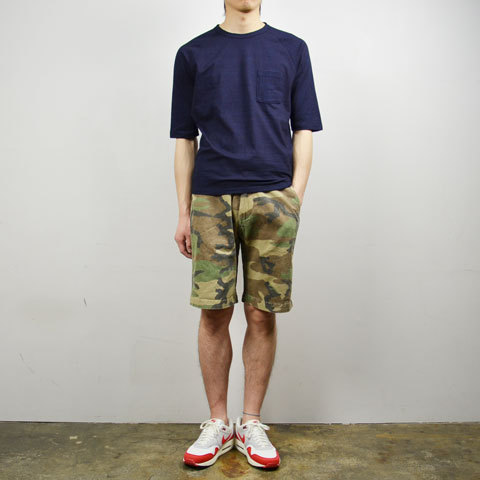 MASTER&Co.(}X^[AhR[) CHINO SHORTS with BELT -(01)CAMO- (2)