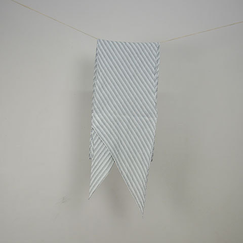 y40% off salezts(s)(eB[GXGX) Indian Madras Stripe Scarf -(93)Gray Stripe-(2)