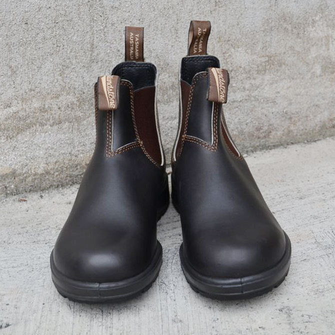 Blundstone(ブランドストーン) PU/TPU-ELASTIC SIDED-V CUT -Stout Brown-(2)