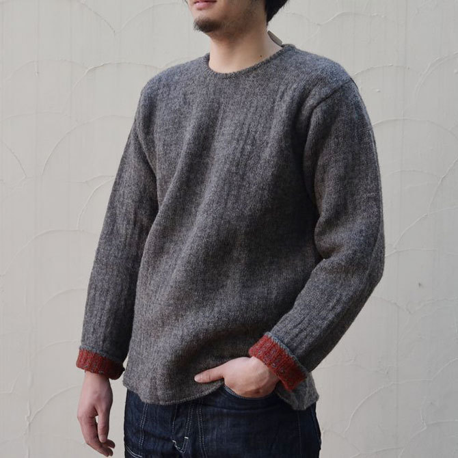 TENDER Co.(e_[) PULL OVER KNIT -BROWN- #760(2)