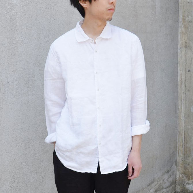 CASEY CASEY(ケーシーケーシー) CASHCOTLINENSHIRTS-WHITE-(2)