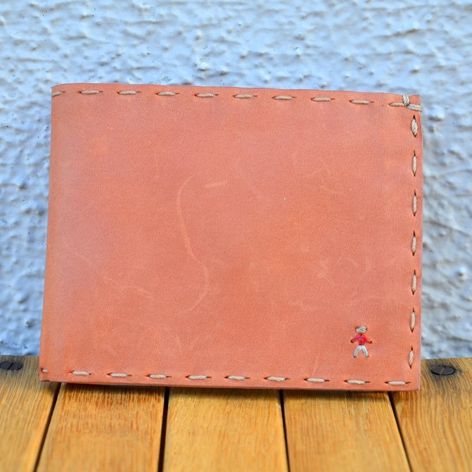 HENRY BEGUELIN(エンリーベグリン) New Club Bis Stone Washed 二つ折りウォレット -Confetto-(2)