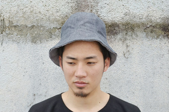 LOWLOOM(ロールーム) リバーシブルハット -CHAMBRAY-(2)