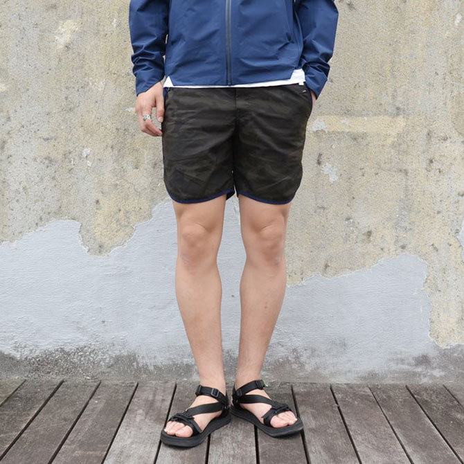 KENNETH FIELD (ケネスフィールド) TRACK & FIELDSHORTS -DARK CAMO-(2)