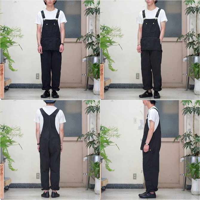 MASTER&Co.(}X^[AhR[)  Chino Overall -(99)BLACK-(2)