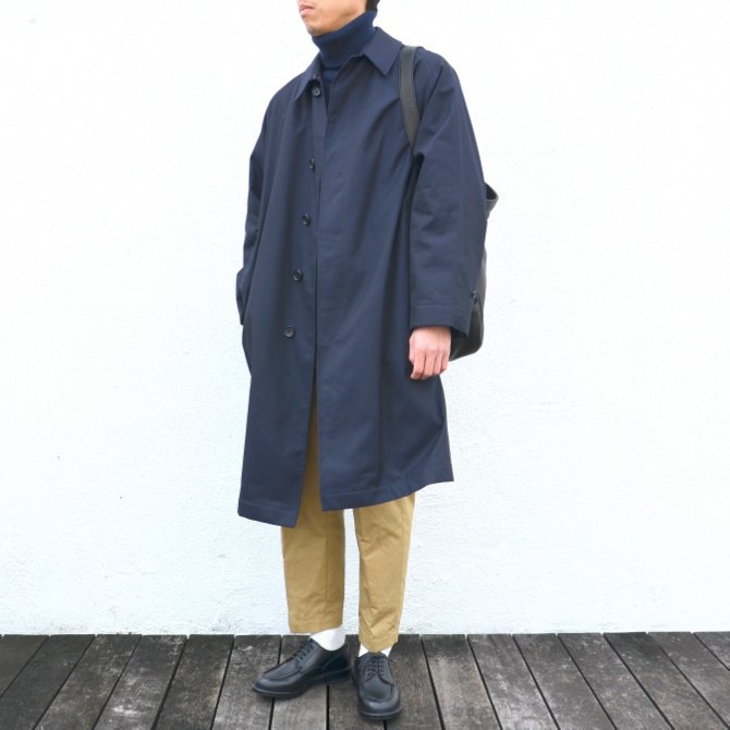 ANATOMICA(アナトミカ)/ SINGLE RAGLAN COAT GABARDINE -(500)NAVY- #530-511-06(2)