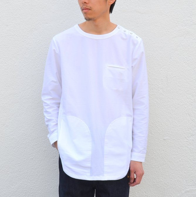 【30% OFF SALE】【17 SS】Curly(カーリー) HIGH GAUGE TWILL JERSEY -WHITE- #171-31032SD(2)