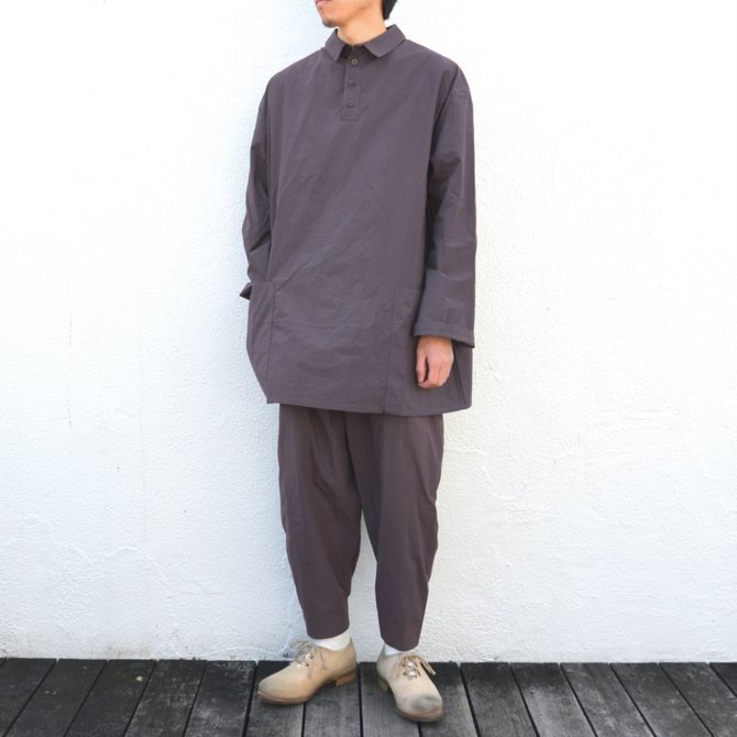 toogood(gD[Obh) / THE APPLEPICER TOP COTTON PERCALE SHIRT -SLATE-(2)