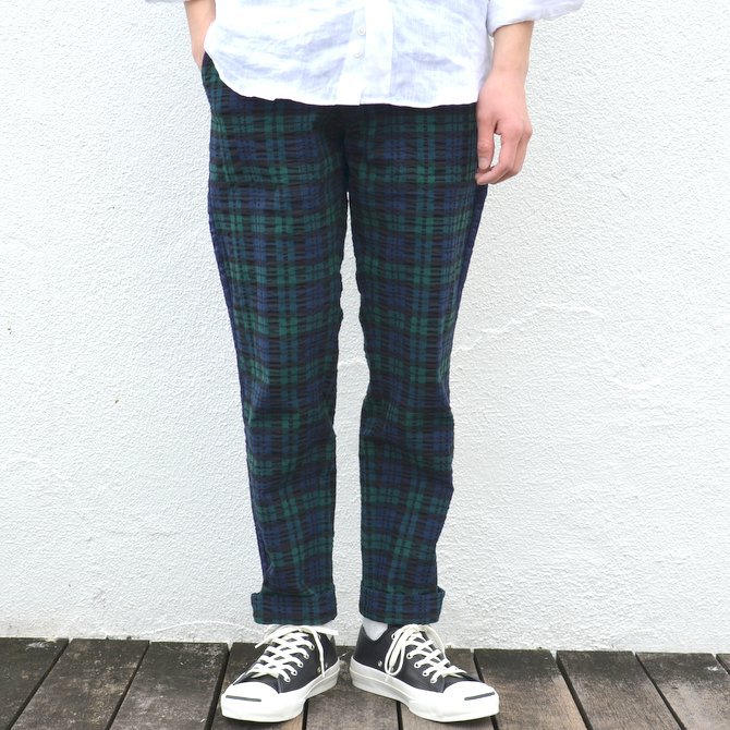KENNETH FIELD (ケネスフィールド) CEREMONY TROUSER PLAIDS -BLACKWATCH- #17SS-46(2)
