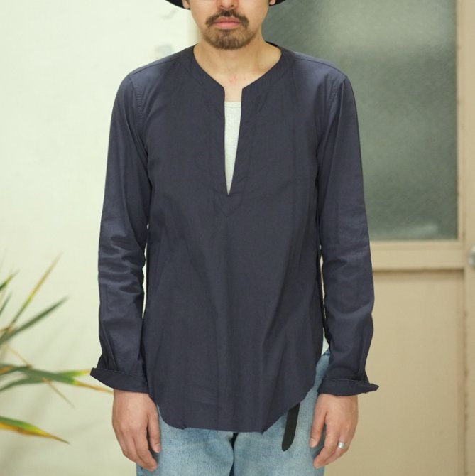 【2017 SS】TAKAHIRO MIYASHITA The SoloIst.(タカヒロミヤシタ ザ ソロイスト) tunic shirt -NAVY- #sws0008SS17(2)