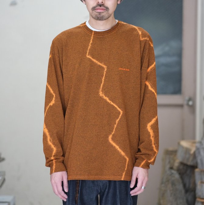 【30% off SALE】【2018 SS】7 × 7 / seven by seven ( セブン バイ セブン ) TIE-DYE T-SHIRT LS -ORANGE- #SBSS18TDTSL(2)