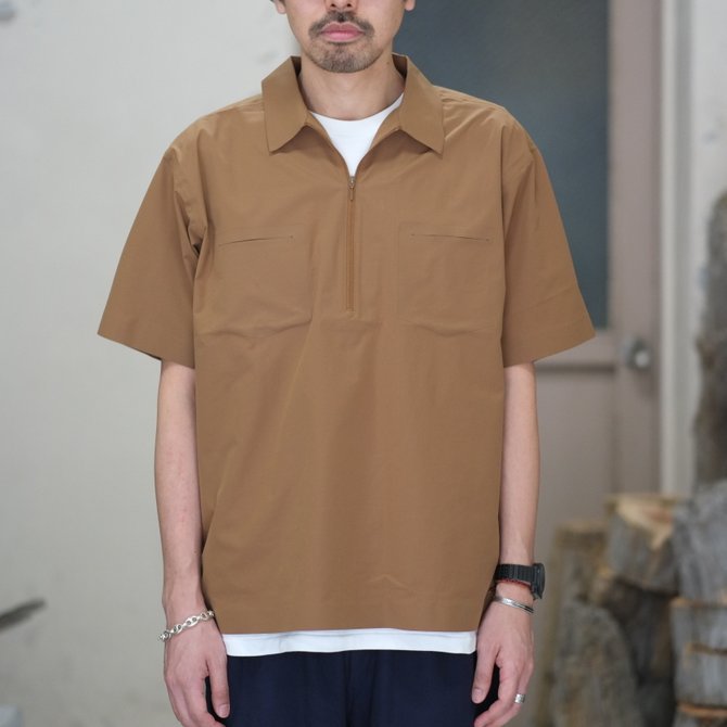 【30% off SALE】【2018 SS】 DESCENTE PAUSE(デサント ポーズ)/ HALF ZIP P/O SHIRT -MBRN- DLMLJC20(2)
