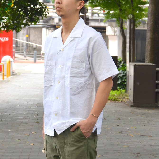 【40% OFF SALE】ohh!nisica(オオニシカ)/ オープンカラーシャツ -WHITE- #ONI-074(2)