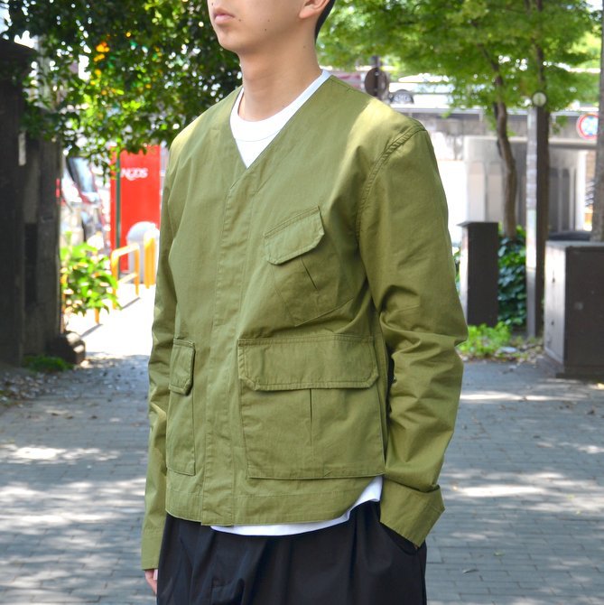 【40% OFF SALE】STUDIO NICHOLSON(スタジオニコルソン)/ MUCLUC JACKET -ARMY GREEN- #SN-301(2)