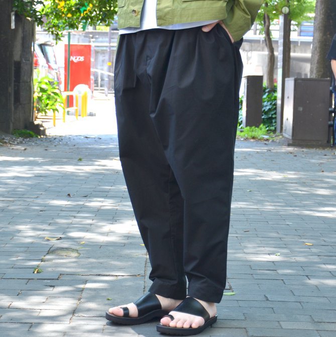 【30% OFF SALE】STUDIO NICHOLSON(スタジオニコルソン)/ VACATION PANT -BLACK- #SN-300(2)