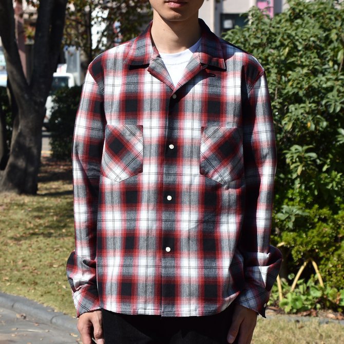 【40% off sale】【2018 AW】TAKAHIRO MIYASHITA The SoloIst.(タカヒロミヤシタ ザ ソロイスト) Work Shirt -BLACK x RED- #sws0011baw18(2)
