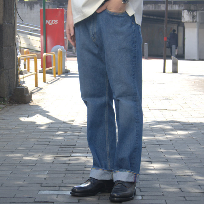 【20 SS】 AURALEE(オーラリー)/ WASHED HARD TWIST DENIM 5P PANTS #LIGHT INDIGO A20SP07DM(2)