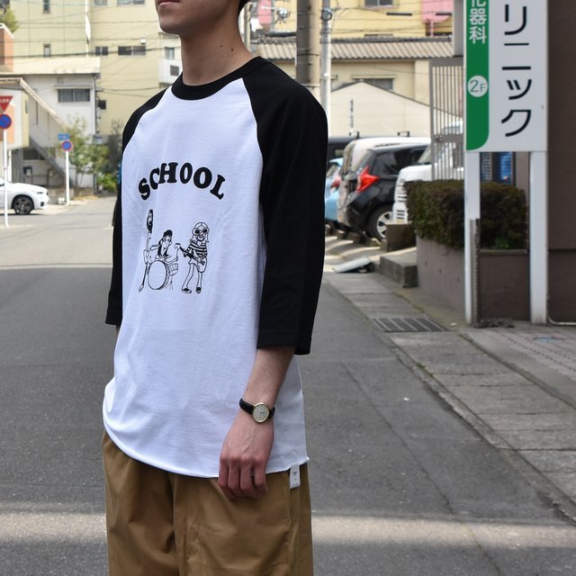 【2019 SS】 TODAY editon (トゥデイエディション) SCHOOL BASEBALL TEE-2色展開-(2)