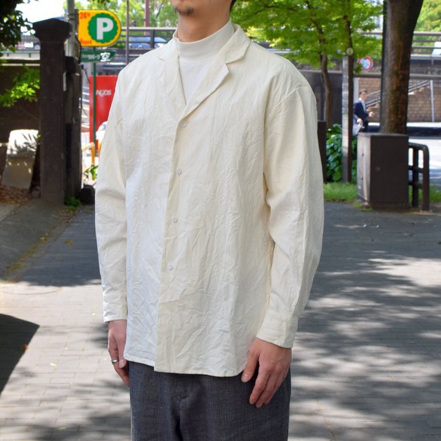 y30% off sale zun unbient /Zak Cotton Tailored -WHITE-#UNSSH1919-2(2)