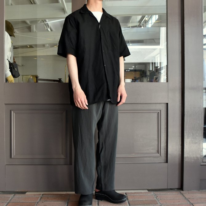 【2019 SS】COMOLI (コモリ) -ベタシャンオープンカラーシャツ- P01-02009 (2)