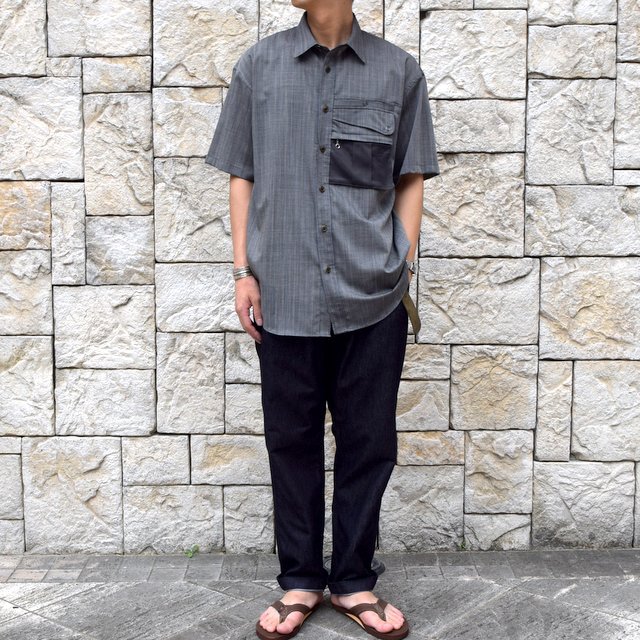 【2019 SS】BROWN by 2-tacs (ブラウンバイツータックス) TRAVELER SHIRTS-GRAY- #B21-S003(2)