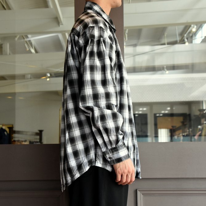 【2019 AW】AiE(エーアイイー) PAINTER SHIRT-SHADOW PLAID- FK467(2)