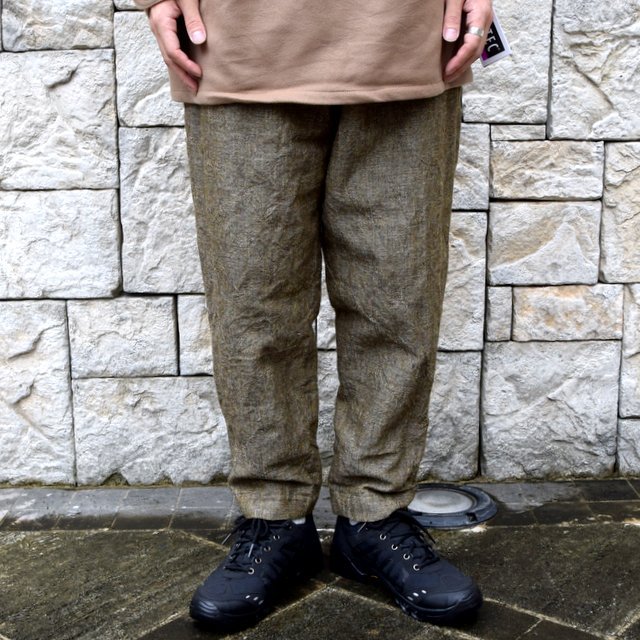 【30% off sale】【2019 AW】Graphpaper(グラフペーパー)/Tweed Kibata Pants -LEAF-#GM193-40047(2)