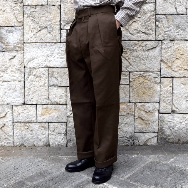 【2020 SS】NEAT(ニート)/ HOPSACK ''WIDE'' -KHAKI- #20-01HSW-KH(2)