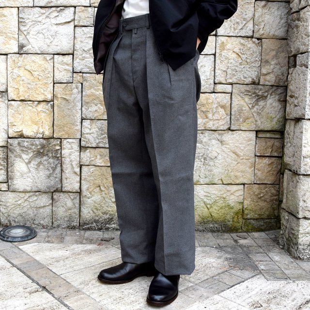 【2020 SS】NEAT(ニート)/ HOPSACK ''WIDE'' -GRAY- #20-01HSW-GR(2)
