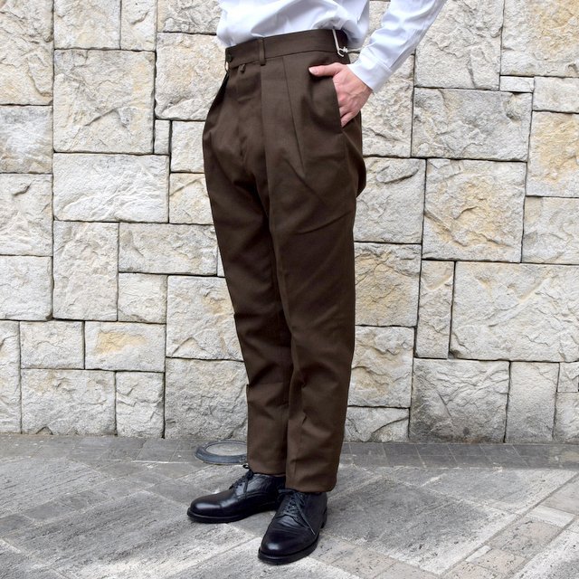【2020 SS】NEAT(ニート)/ HOPSACK ''TAPERED'' -KHAKI- #20-01HST-KH(2)